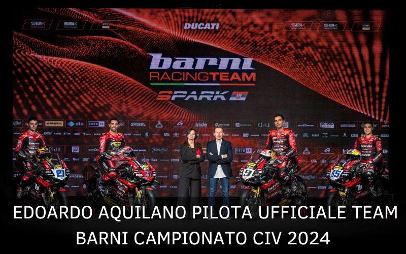 EDOARDO AQUILANO pilota ufficiale Team Barni campionato CIV 2024